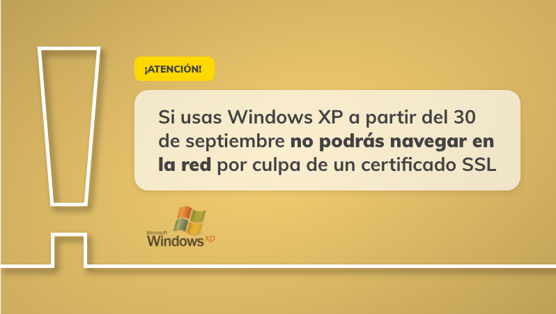 Windows XP caduca Certificado SLL
